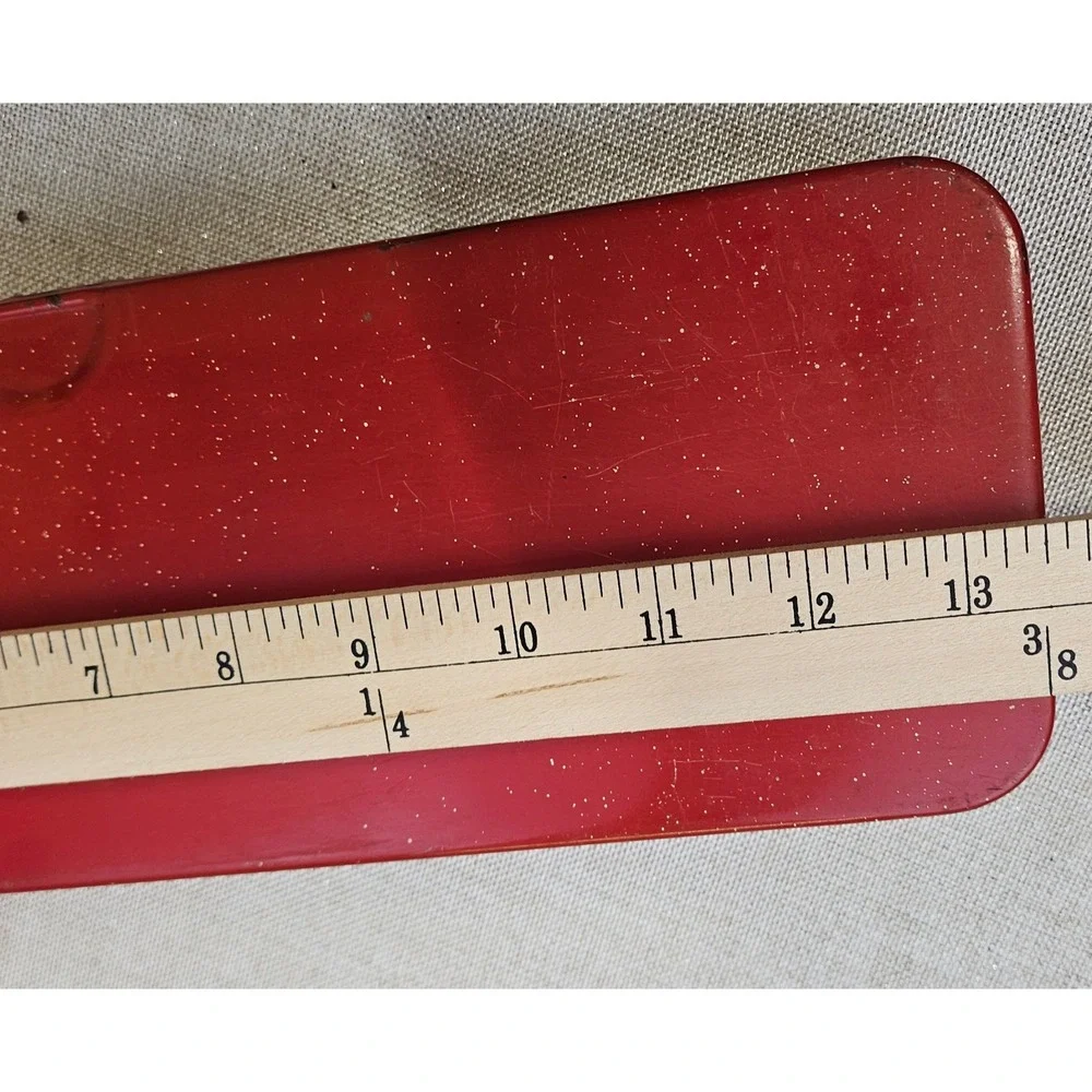 Outers Gunslick Rifle Kit No 477 Vintage Red Metal Tin Hoppes‎ No 9 Solvent USA